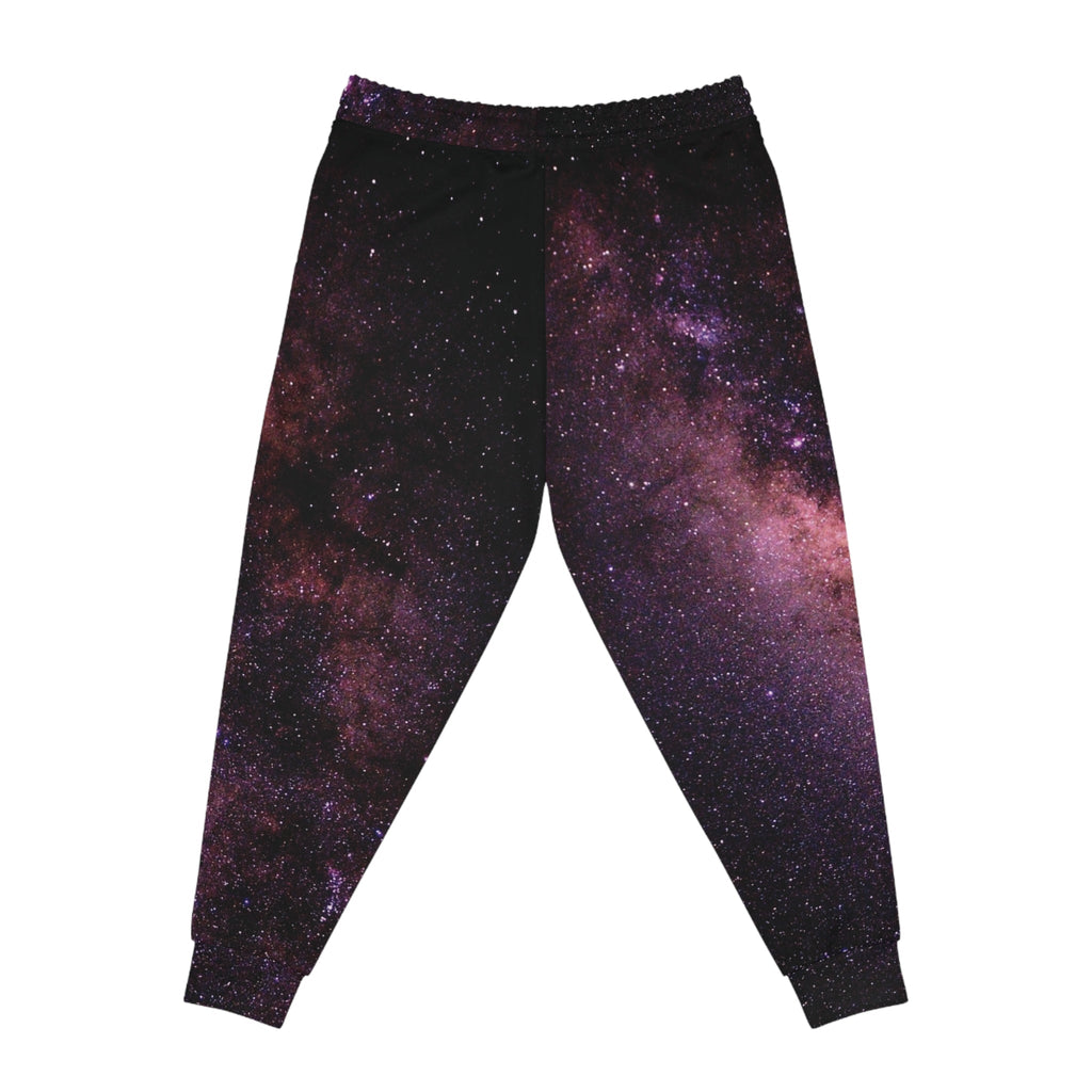 Red Geometric Athletic Joggers — Bold All - Over - Print Streetwear - EyESore