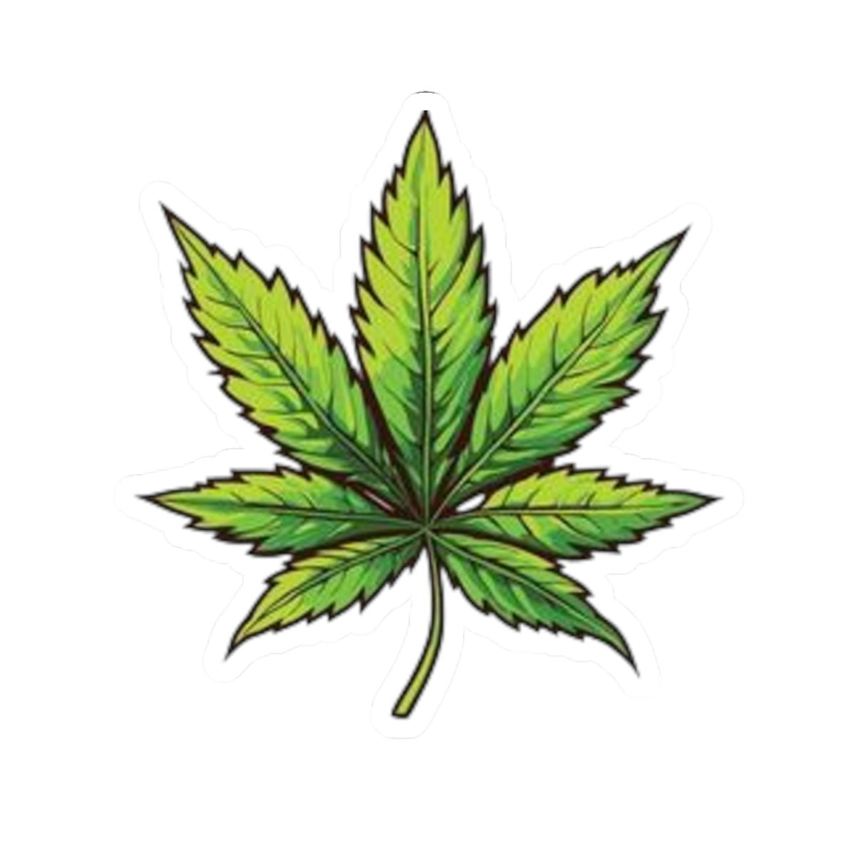 Cannabis Leaf Sticker | Marijuana Plant Decal - EyESore