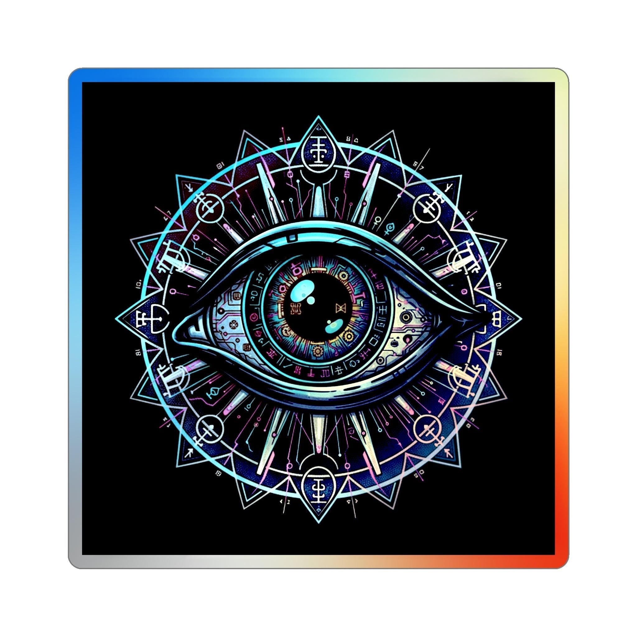 Mystic All - Seeing Eye Holographic Sticker - EyESore