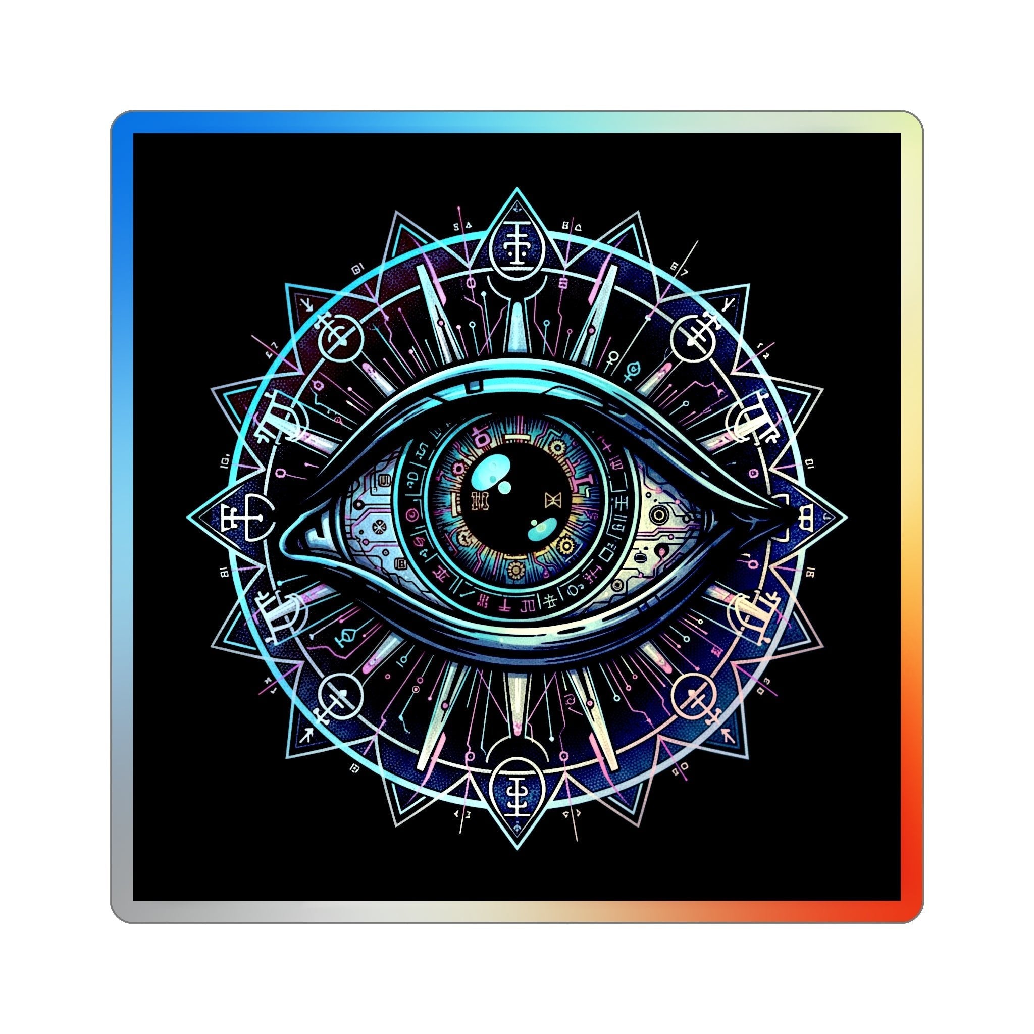 Mystic All - Seeing Eye Holographic Sticker - EyESore