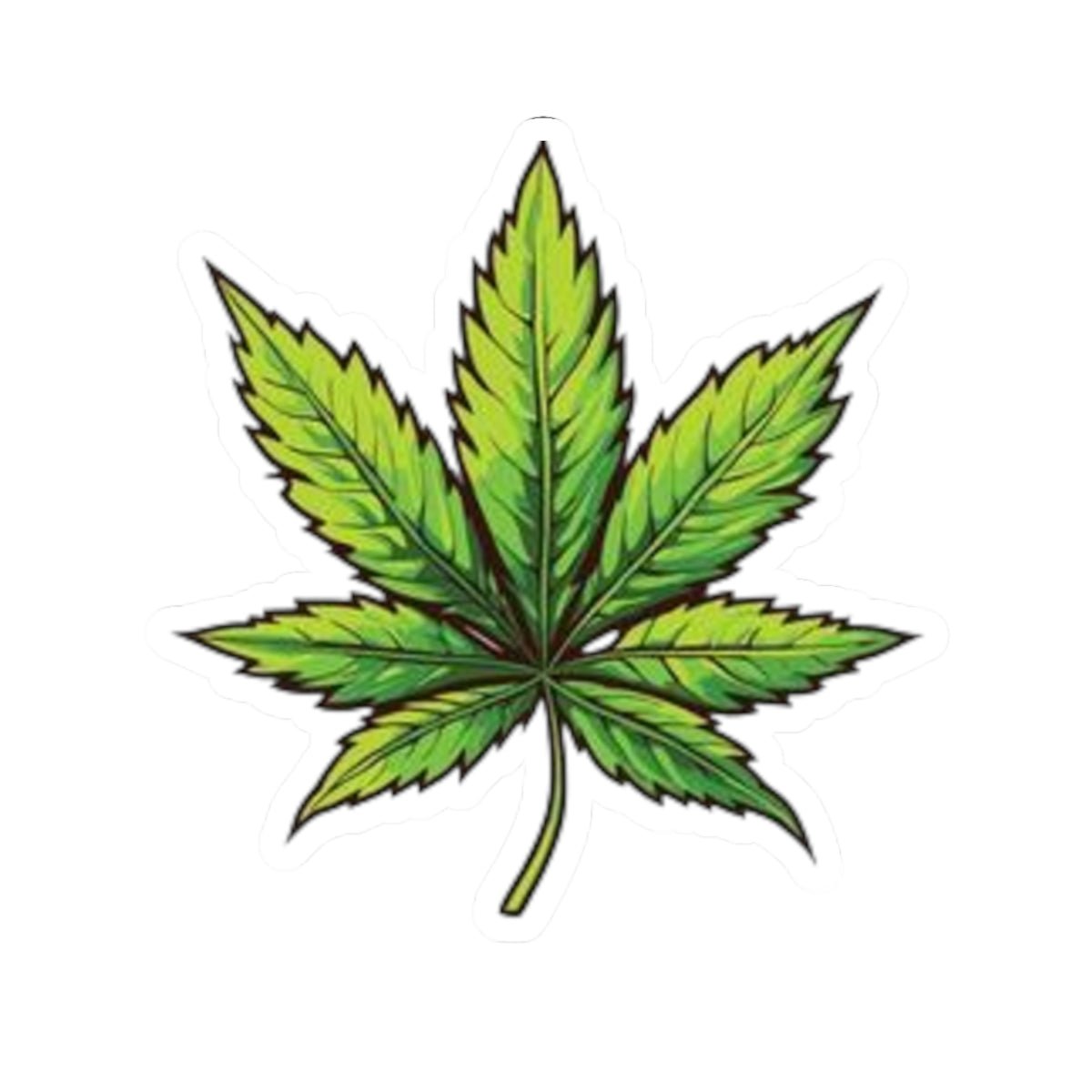 Cannabis Leaf Sticker | Marijuana Plant Decal - EyESore