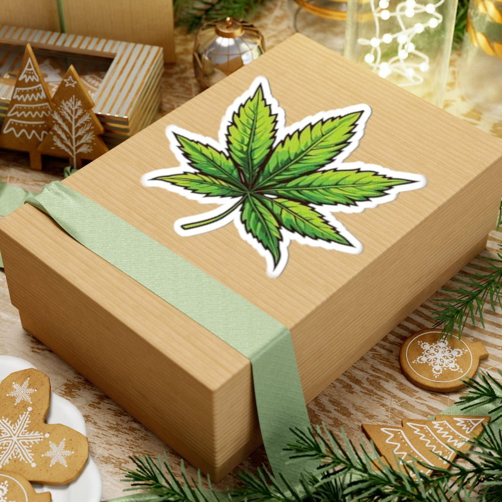 Cannabis Leaf Sticker | Marijuana Plant Decal - EyESore