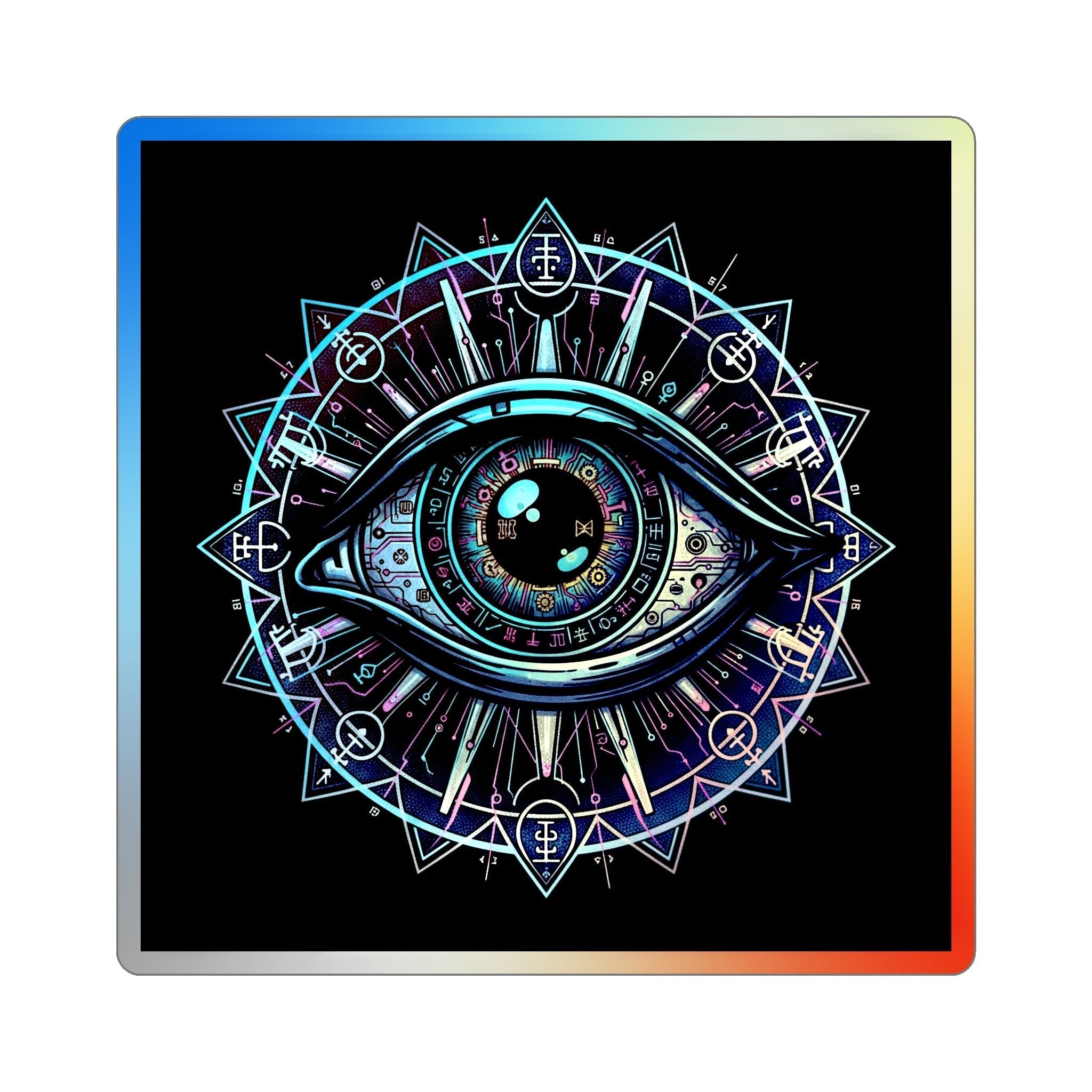 Mystic All - Seeing Eye Holographic Sticker - EyESore
