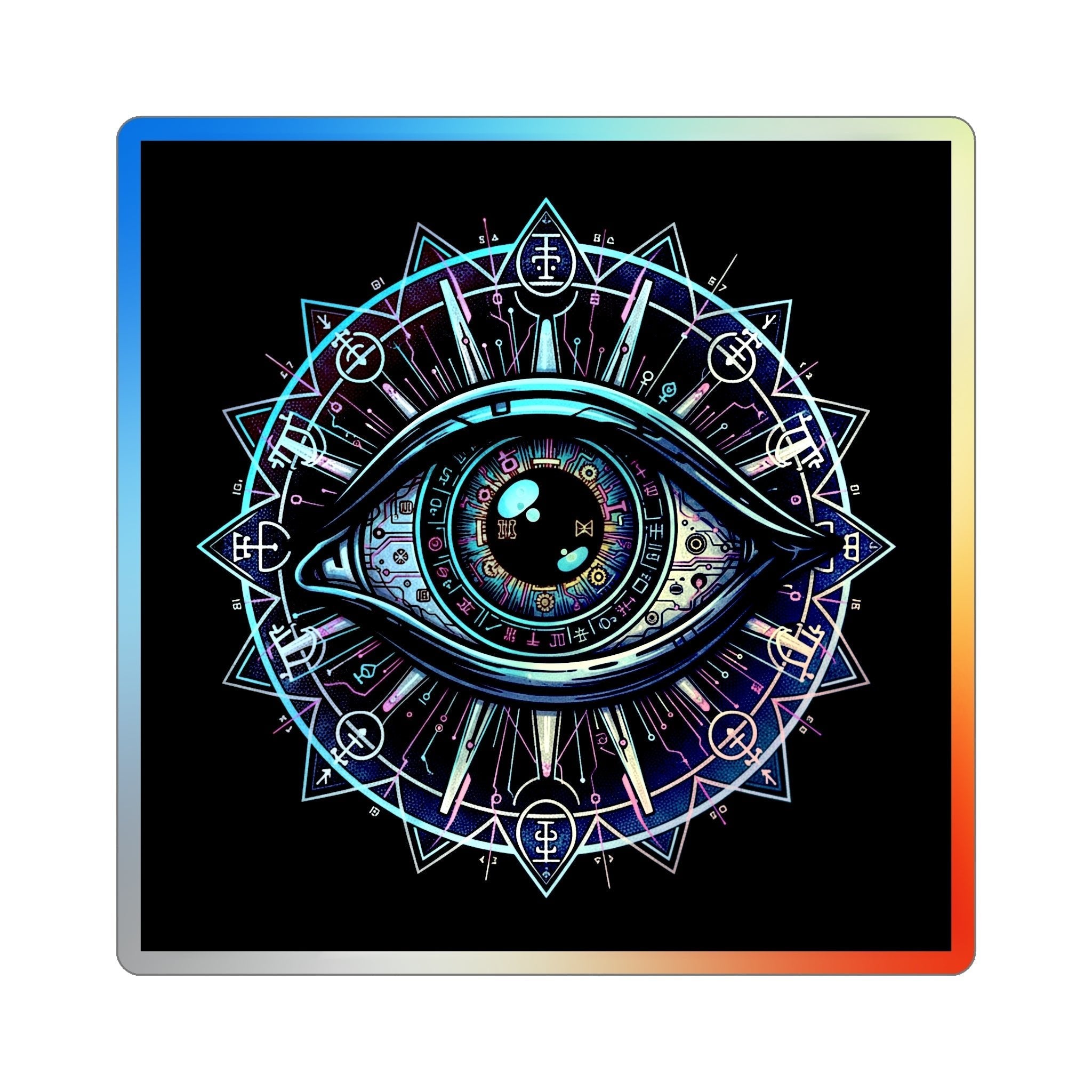 Mystic All - Seeing Eye Holographic Sticker - EyESore