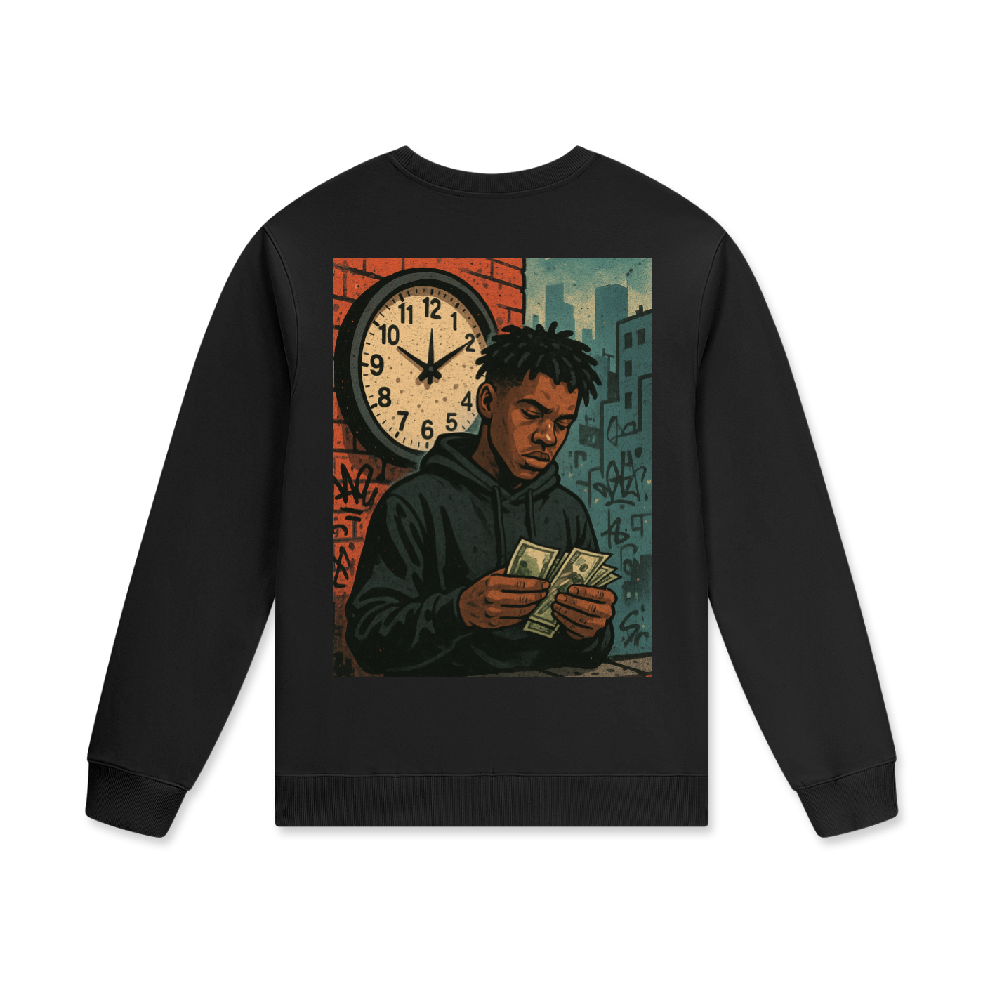 Gritty "Time Is Money" SweatShirt